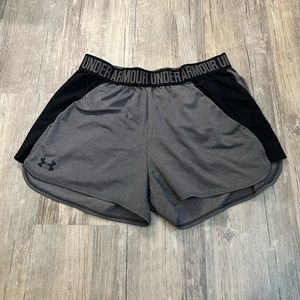 Underarmour Black/Gray Workout Shorts